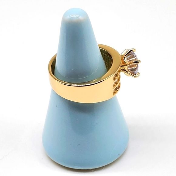 Crystal Triple Row Ring - Picture 8 of 10